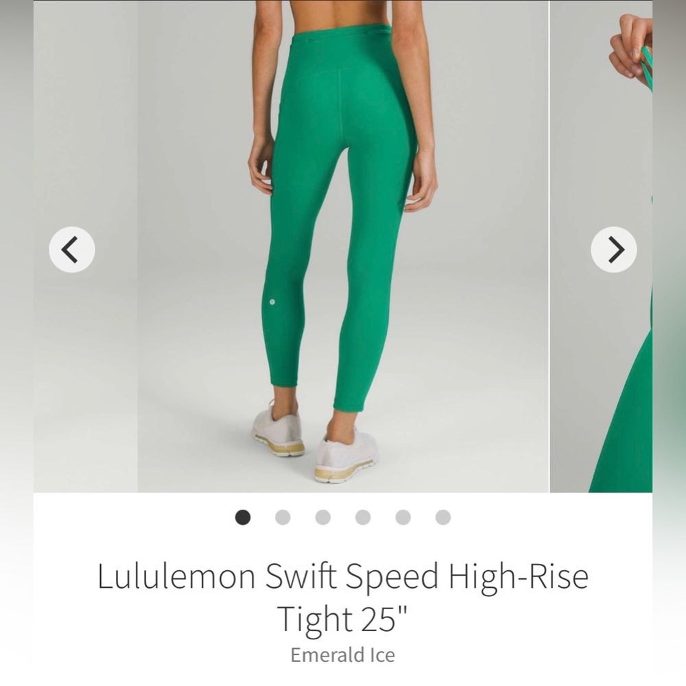 Lululemon Swift Speed High Rise 25” - size 2